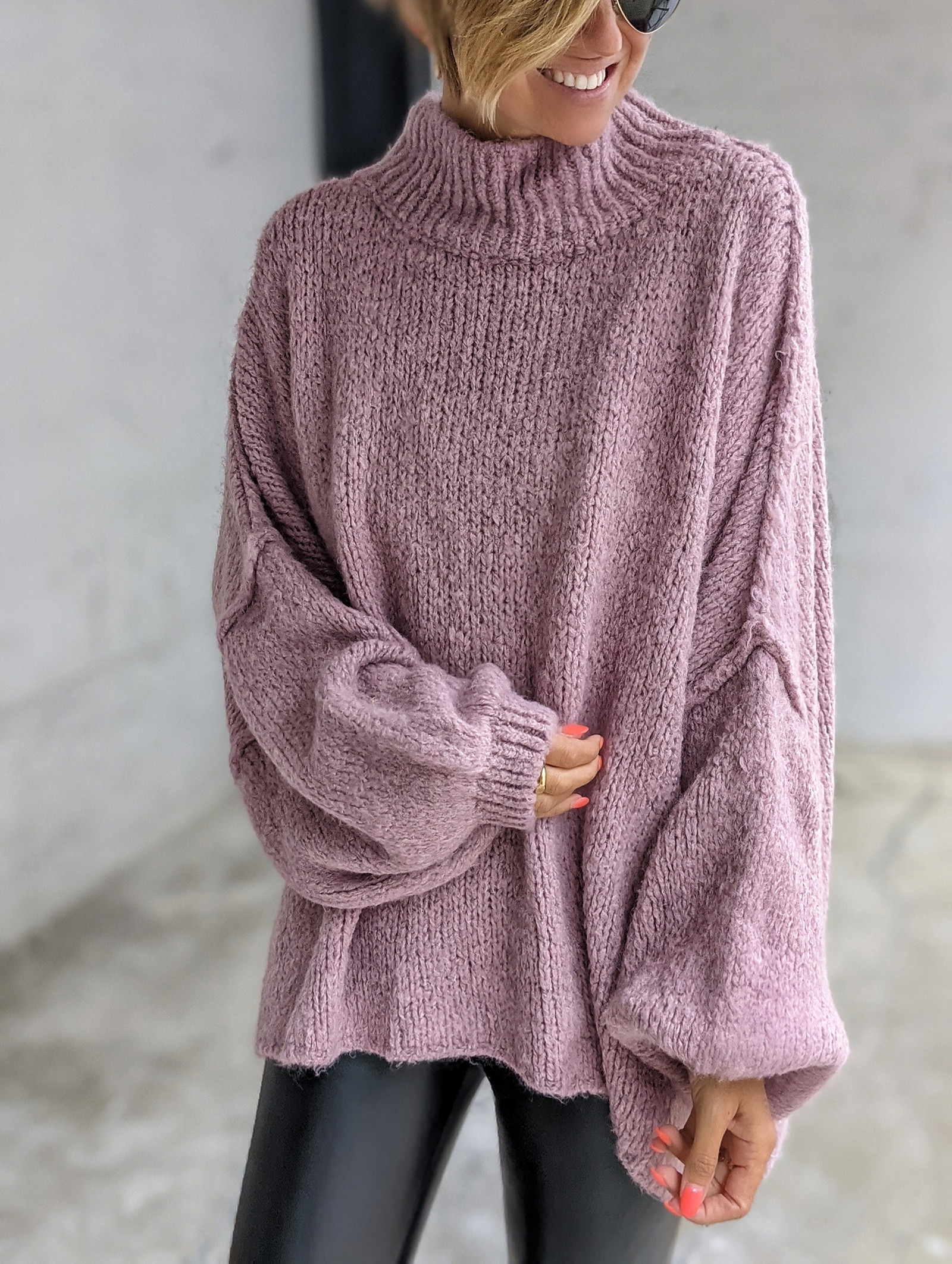 Strickpullover BABY IT’S COLD – versch. Farben