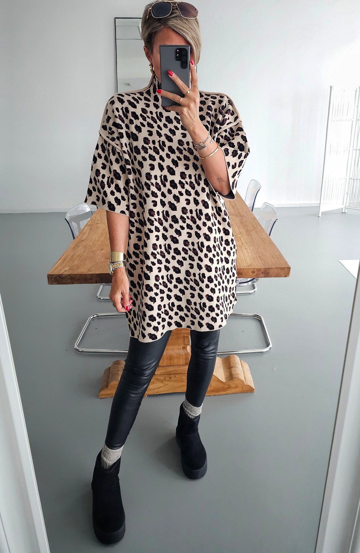 Longpullover LEOPARD