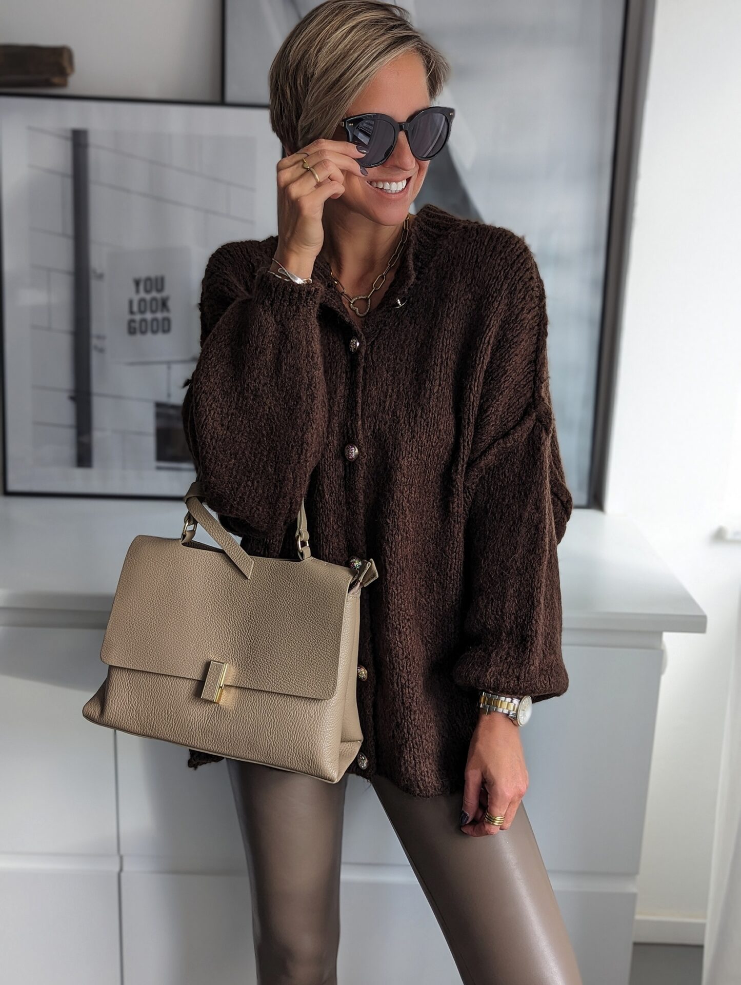 Oversize Cardigan AUTUMN  IS COMING  – versch. Farben