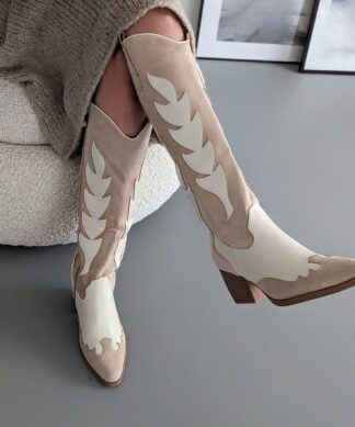 Western Boots NASHVILLE  – beige SALE