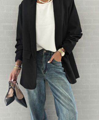 OVERSIZE Blazer UNI schwarz