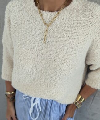 Strickpullover COASTAL – creme