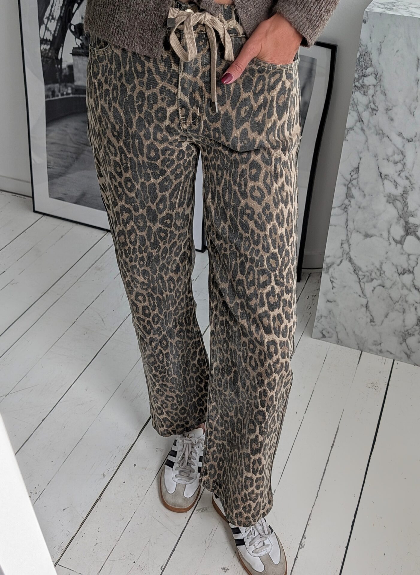 Jeanshose EMILY ANIMALPRINT