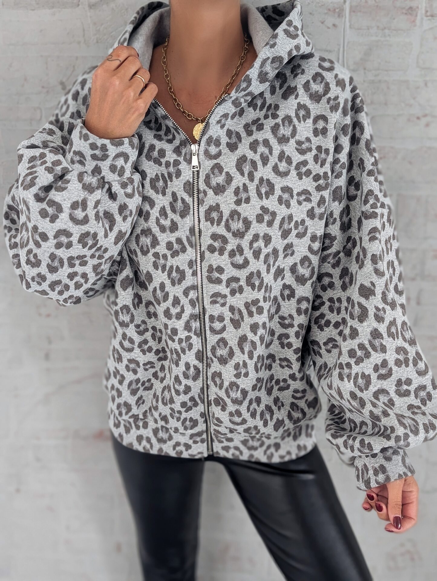 Kapuzen-Sweatjacke WALKING TIGER – versch. Farben