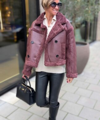 Jacke DOUBLEFACE bordeaux