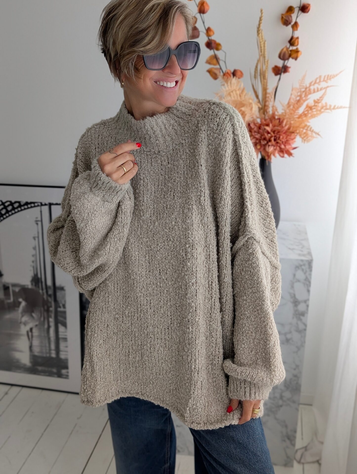 Oversize PULLOVER TIMELESS  – versch. Farben