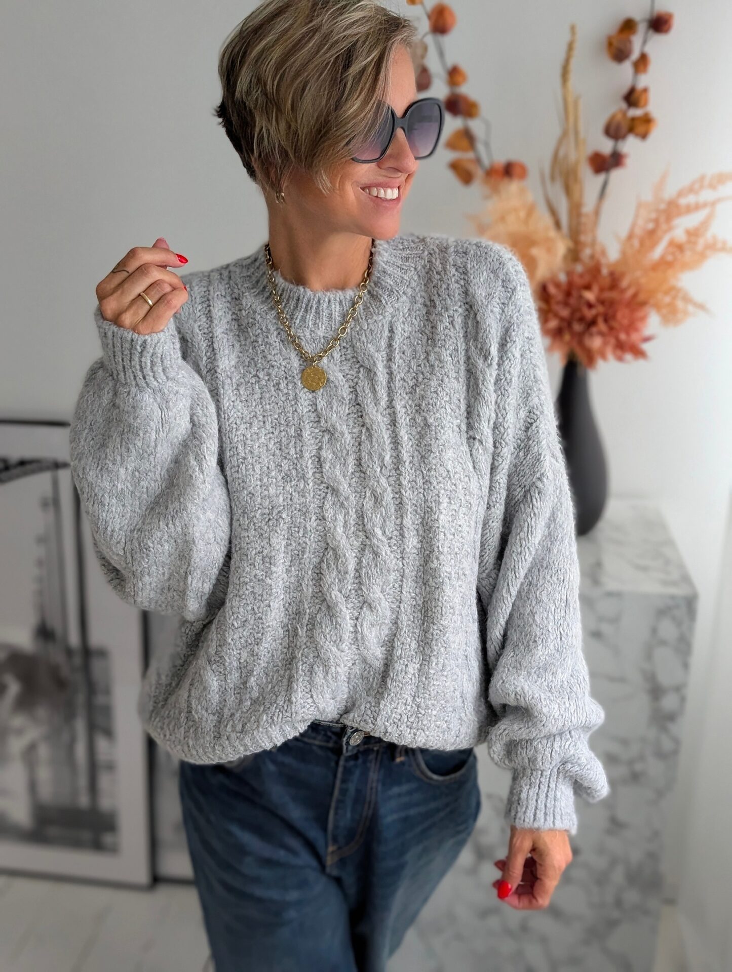 Pullover CABLE KNIT – versch. Farben