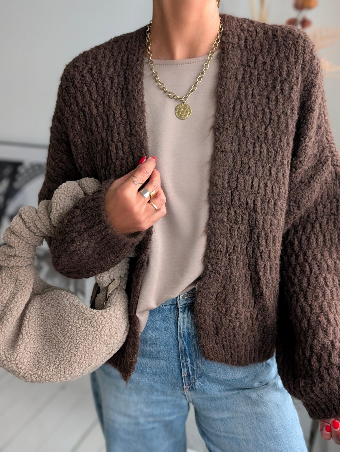 Feinstrickcardigan CLASSIC DAY – versch. Farben