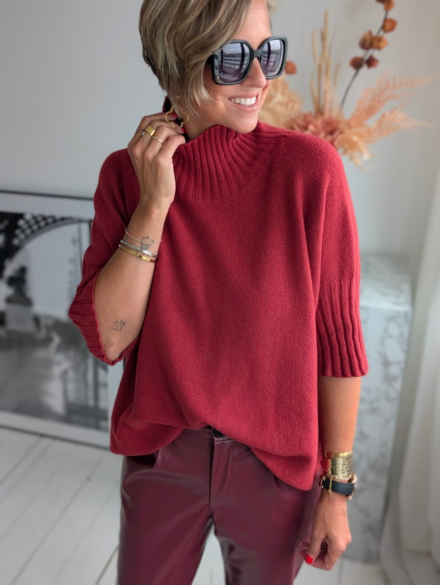 Pullover mit Halbarm Ribbed SEEM 2.0