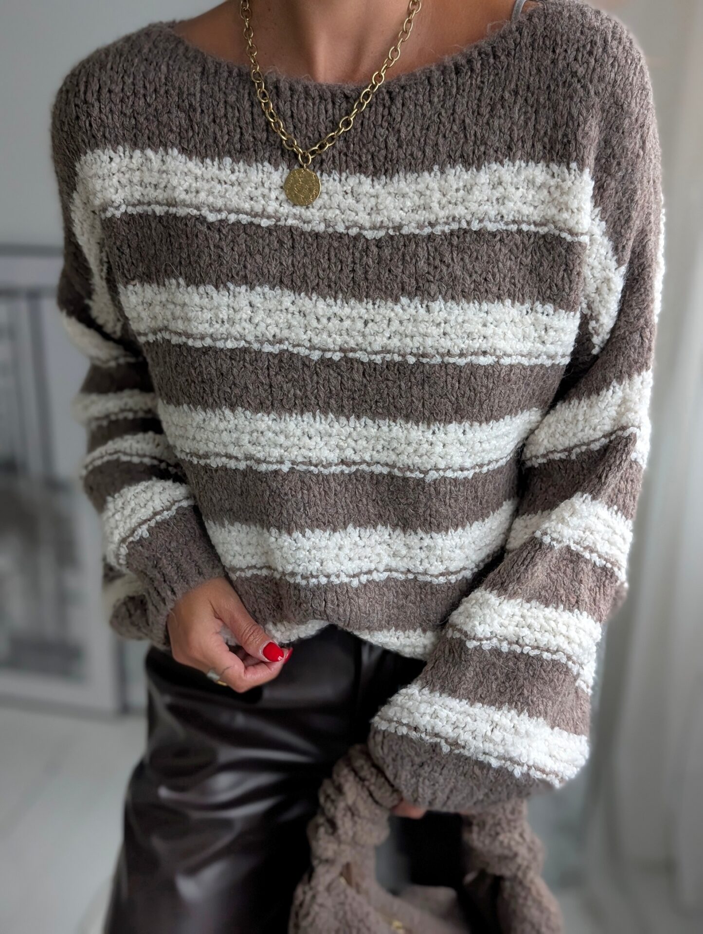 Strickpullover RUSTIC – versch. Farben