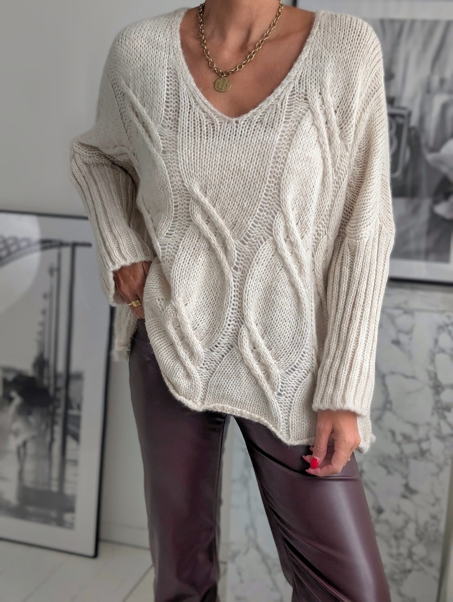 Oversize Pullover TWISTED – versch. Farben