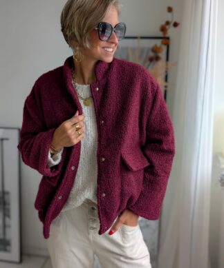 BOUCLE BOMBERJACKE FRIENDS LIKE – bordeaux