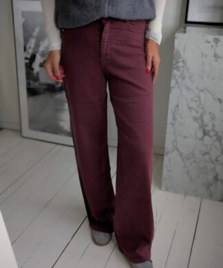 WIDE LEG Jeans MERIDA  – bordeaux