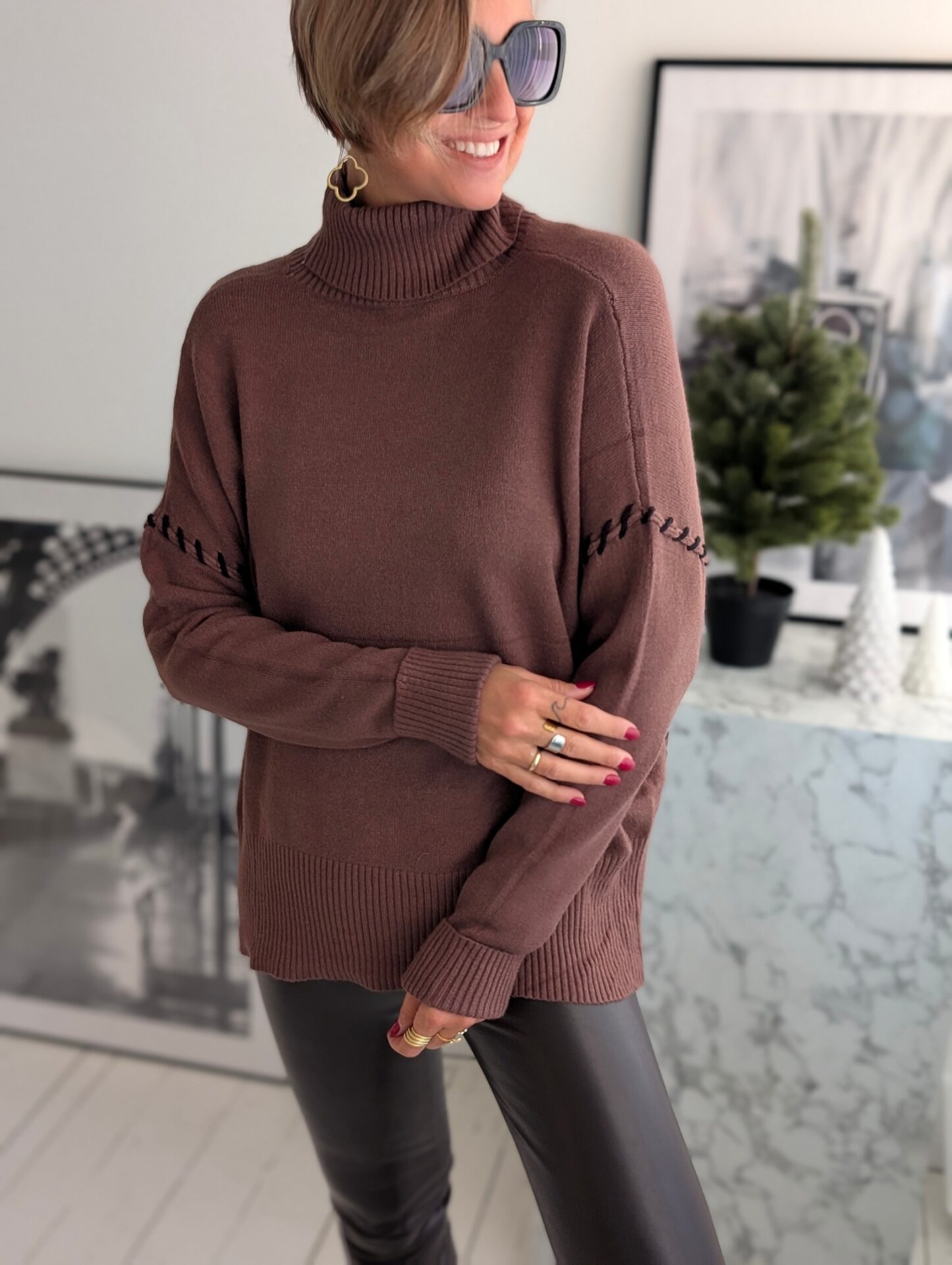 Rollkragenpullover SOLUTION – versch. Farben