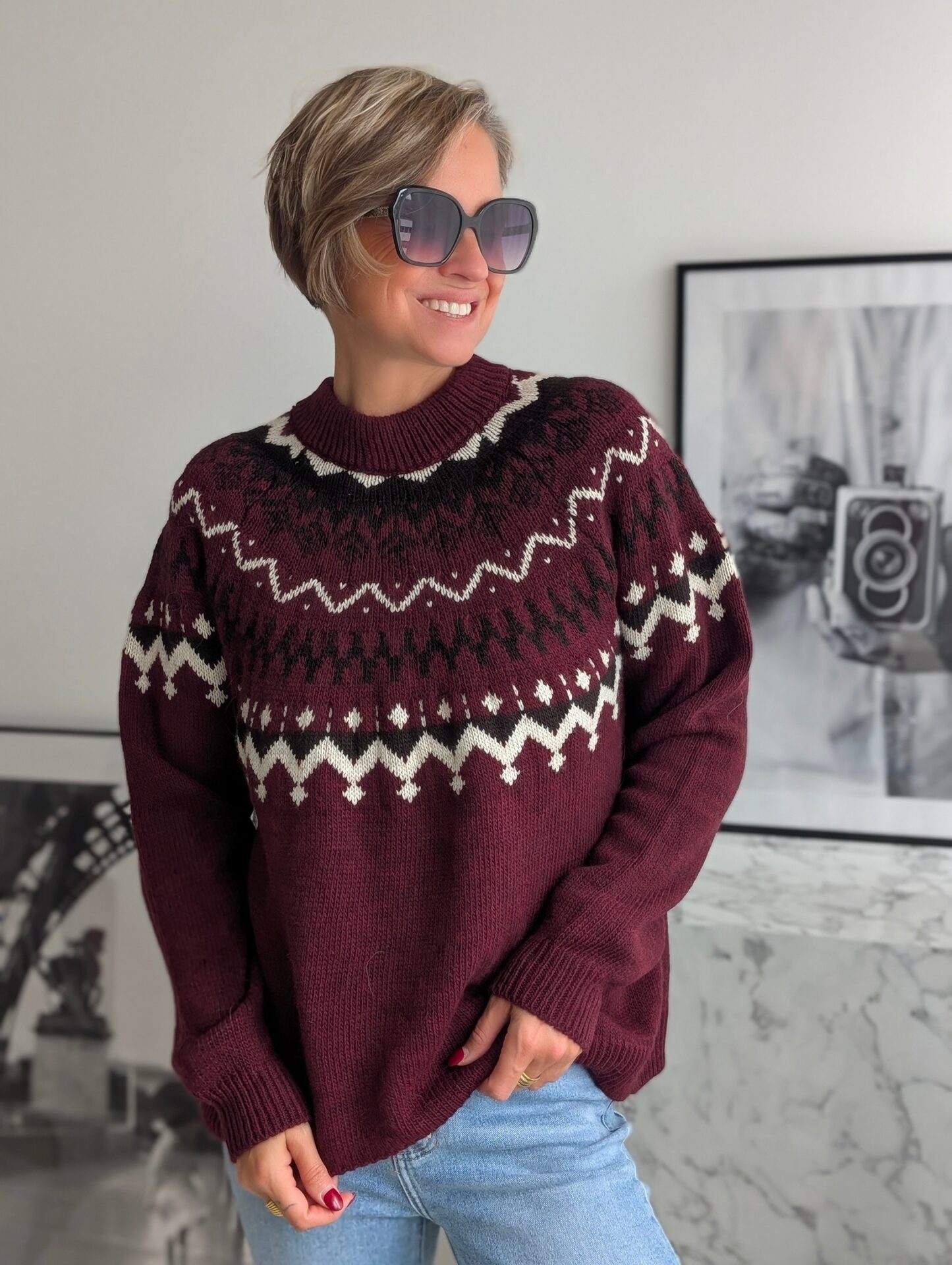 Norwegerpullover HOLIDAY WISHES – versch. Farben