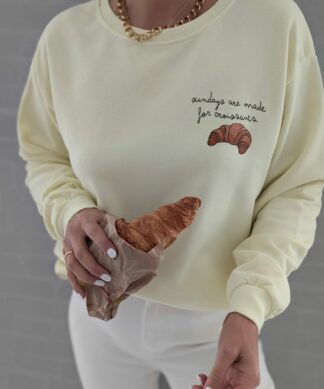 Sweater SUNDAY CROISSANT versch. Farben